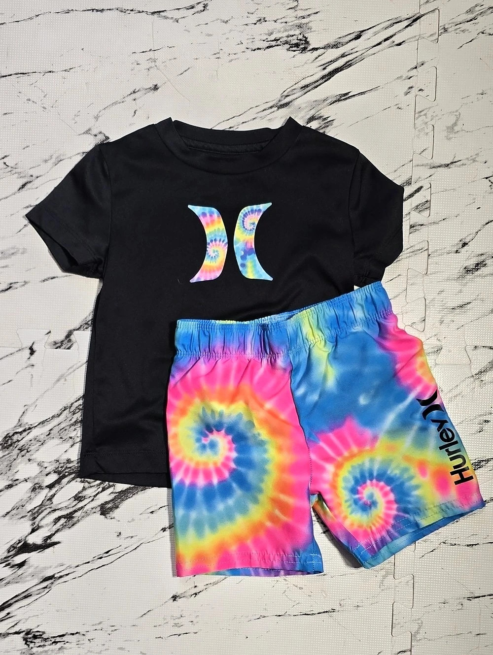 Hurley Kids Tie-Dye Two-Piece Set